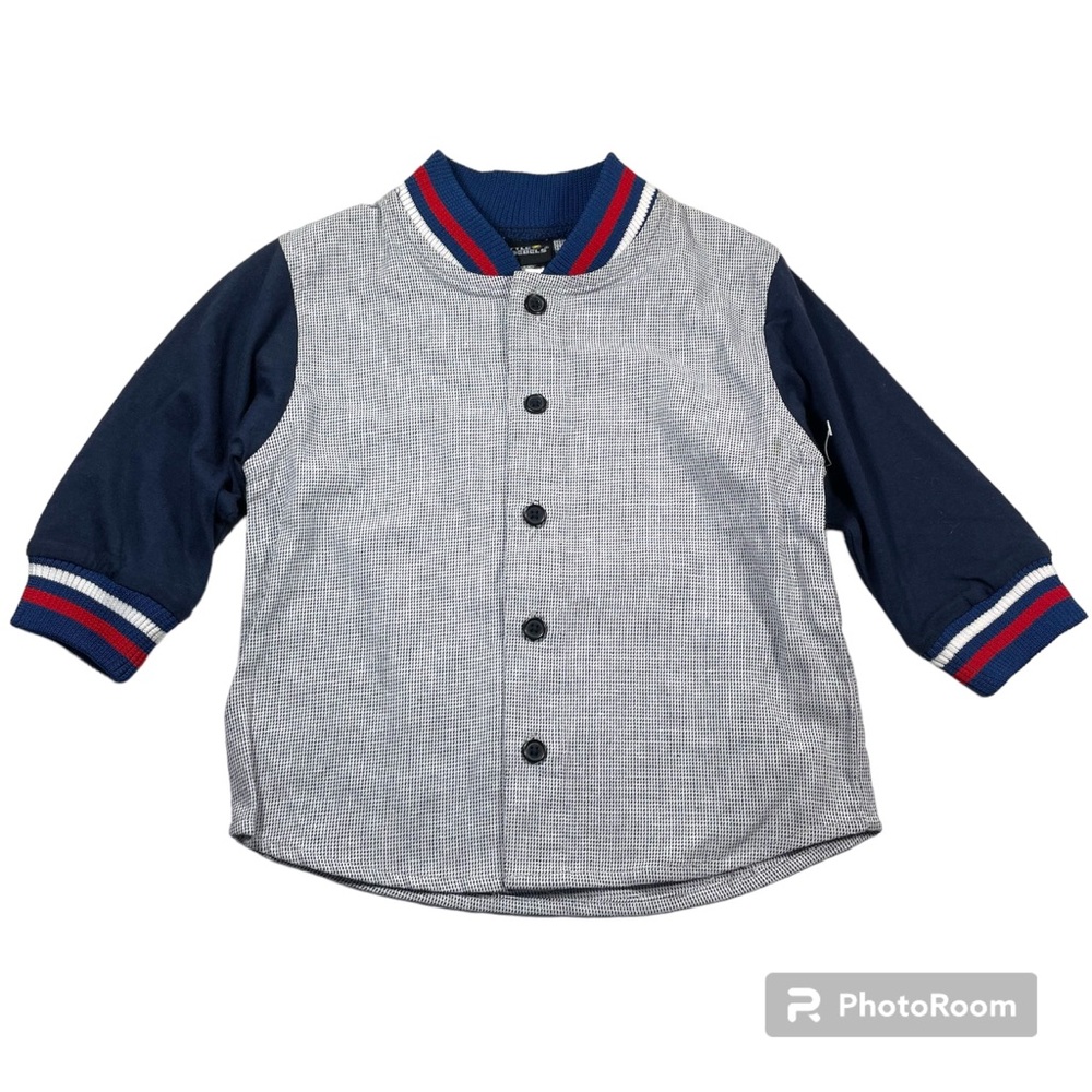 NWOT Little Rebels Button Down Baseball Shirt Cardigan Size 18M
